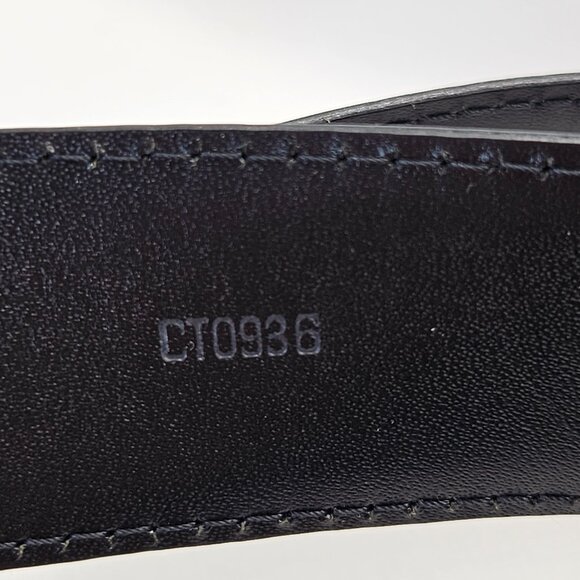 Louis Vuitton Ceinture Gold Buckle Epi Leather Belt - Picture 8 of 9